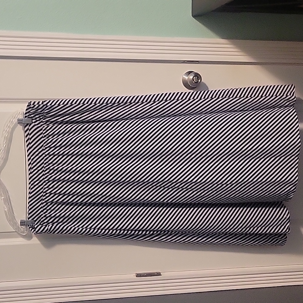 Terra & sky striped skirt